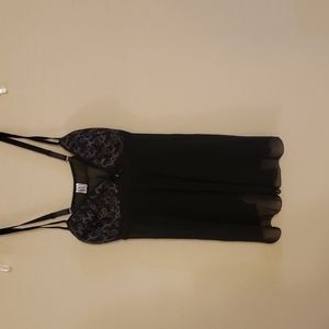 Rampage 1X Black Camisole Teddy *Final Price *